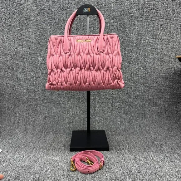 Miu Miu Leather Shoulder Bag 675-040125 - Picture 2 of 16